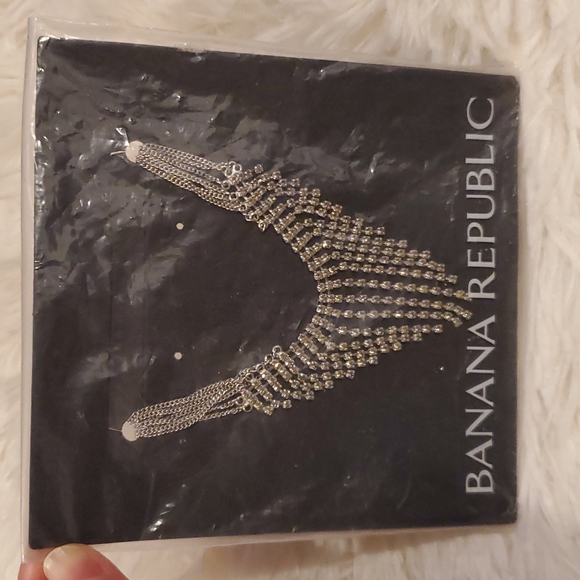 Banana Republic Silver Dangling Necklace - Picture 9 of 9